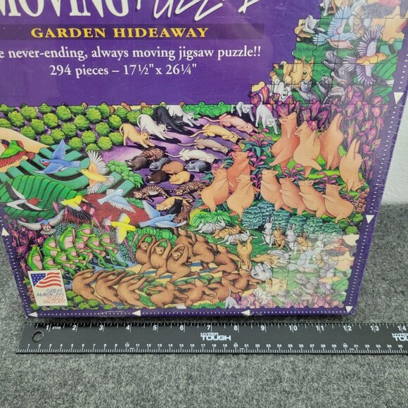 VTG Sealed The Moving Puzzle Garden Hideaway 294 Pieces Wildlife Animals - Picture 12 of 12